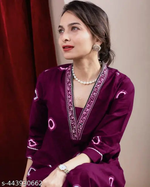 WHINE PRINTED KURTA SET