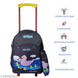 Indian Riders Cute Duck School Kids Bag Kid's School & Travel Trolley Bag (16 Inch (Grey) 30 L Waterproof Trolley (Grey, 30 L)