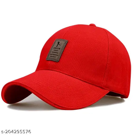 Blue Black and Red Ediko Adjustable Baseball Caps Free Size for Men & Women