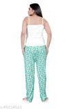 Womens Heart Printed Pyjamas(Size:-S To 2XL)