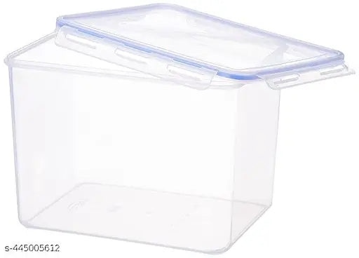 Aristo Lock & Fresh 403 Plastic Storage Container For Storing grains, pulses, rice, wheat etc - 10800 ML, Transparent Clear, large (LOCK&FRESH403)