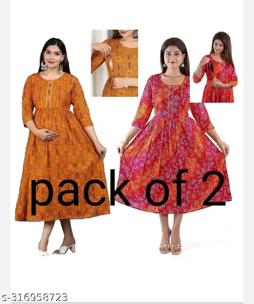 Maternity kurta combo pack of 2