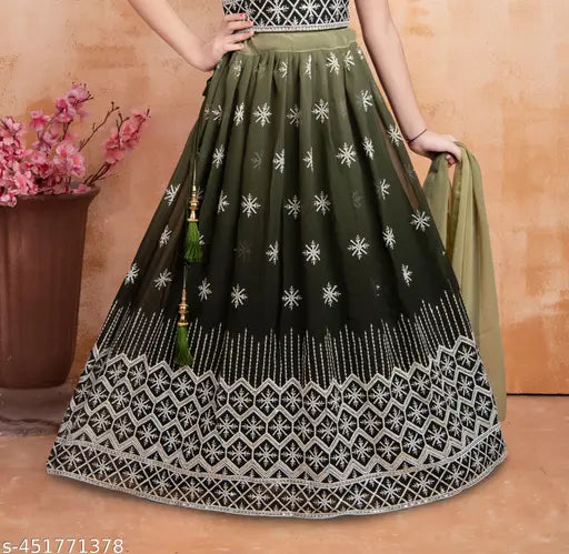 Designer Embroidery Girls lehenga choli