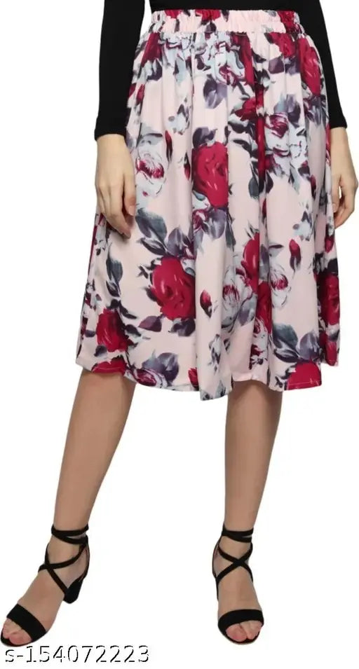 Women party wear calf length skirt