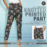 Knotted Printed Pant