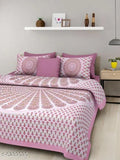 Attractive Cotton 85X93 Double Bedsheets