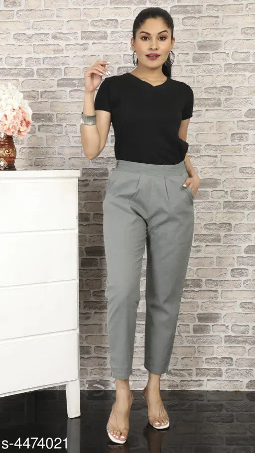 Trendy Cotton Trousers