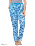 Trendy Cotton Blend Printed Women's Pyjamas