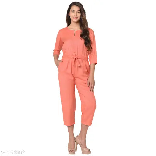 Trendy Stylish Rayon Women's Jumpsuit