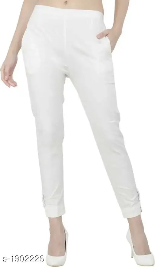 Stylish Cotton Solid Trouser