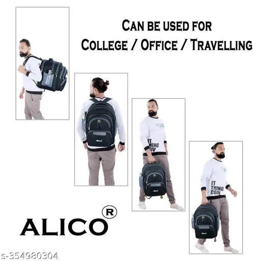 ALICO Backpack Large 70 Jumboo Stylish Casual School Bag|School Bag||Class 5th to 10th Waterproof School Bag