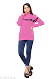 High Neck Women Sweatshirt