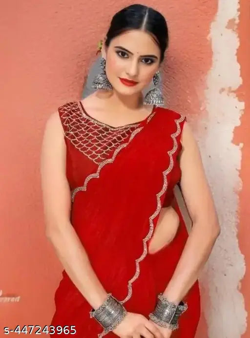 Fashionable Trendy Saree-23