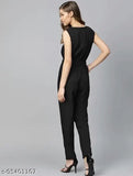 BLACK JUMPSUIT SLEVELESS FOR WOMEN