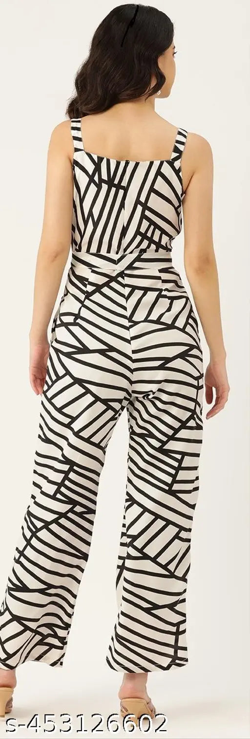 Printed Basic Jumpsuit