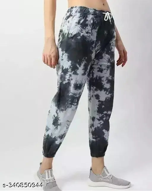 Women's Pack of 1 Multicolor Dyed/ Washed Trackpants Joggers|Activewear| Gymwear|Sportswear| Active Bottomwear