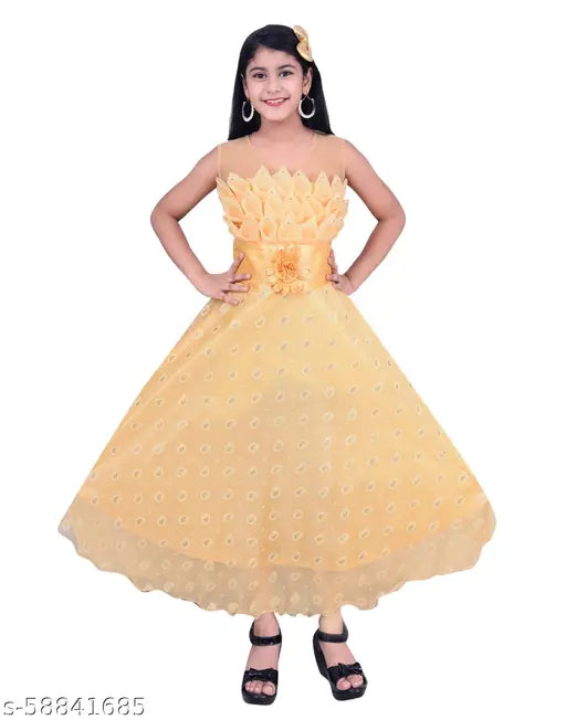 Sniffy Partywear Gown For Girls