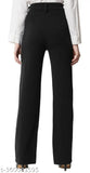 Trendy Stylish Trouser For Women Flared Design Comfortable Material