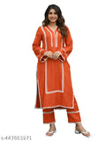 Trendy Lace Kurta Set for Women's Heavy Rayon