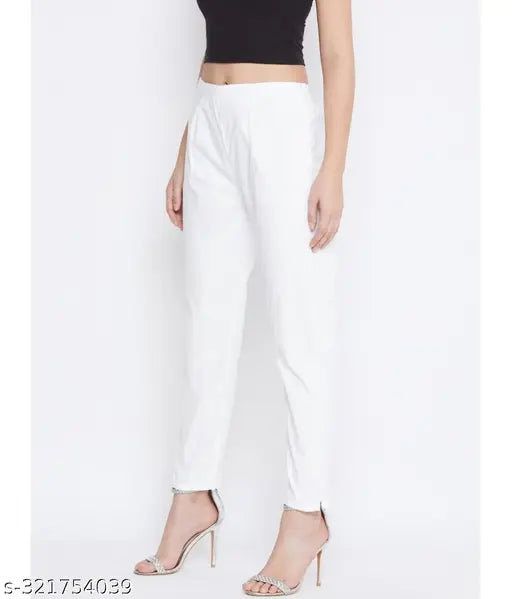 118 Cotton Pant White