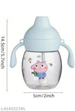 340ML Spout Sipper Bottle For Baby, Kids. Baby Sippy Cup With Handle and Strap.