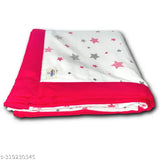 LazyToddler Baby quilt, 6 Layers 100% cotton muslin blanket for kids. Size (3.2 Fit X 3.2 Fit) PinkStar Design.