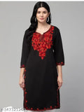 Woolen Kurtis Winter Kurti Fleece Kurtis Desingner Kurtis Regular use Kurtis Faishnable Kurti Aari Work Kurti Emroidery Desingner Kurtis .