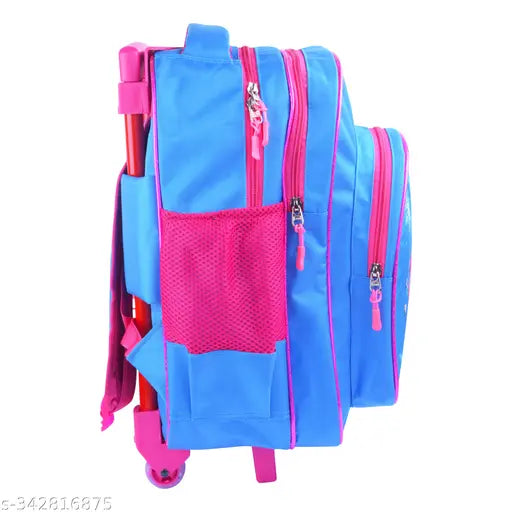 Indian Riders Wonder girl School Kids Bag with pencil_box, bag- 16 Inches- Queen Pink School Bag Trolley Bag Waterproof Trolley (BLUE, 20 L) Waterproof Trolley (Blue, 20 L)