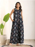 FCV Rayon Printed Jumpsuits for Women