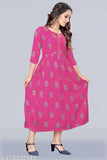 FLORAL PRINT CALF LENGTH ALL SIZE MEESORRA KURTI