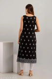 Women's Printed Straight Sleeveless Kurti