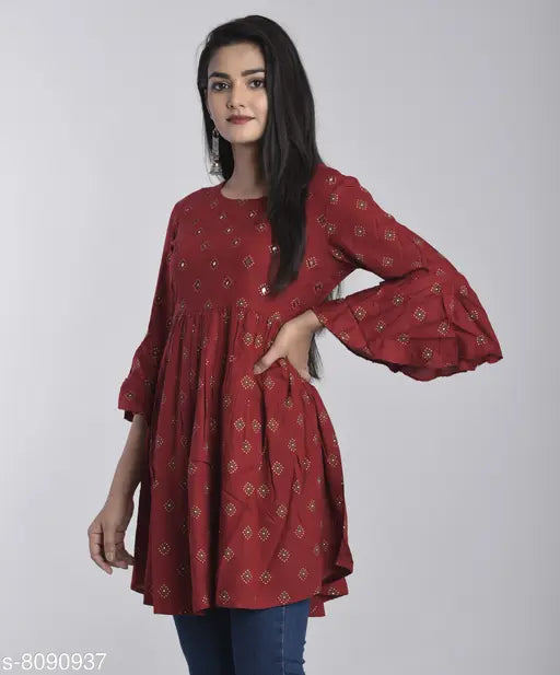 Stylish Printed Couple T-shirts, Frock_Top,Kurti_Top