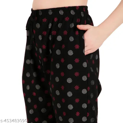 Trendy women lower/printed lower/women printed pyjama pack 2