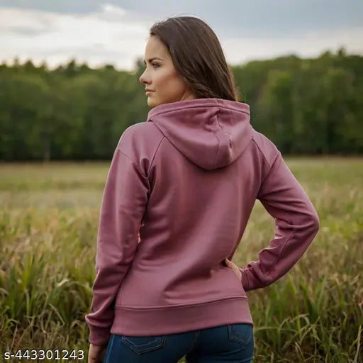 Casual zipper hoody for women and girls