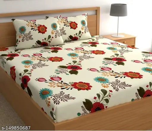 BEDSHEETS COMBO OFFER 4 WITH 8 PILLOW COVERS