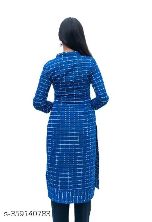 Anikrriti's Woolen Blue Kurti for Women