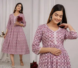 Trendy Digital Floral Printed Anarkali Kurti/Kurta