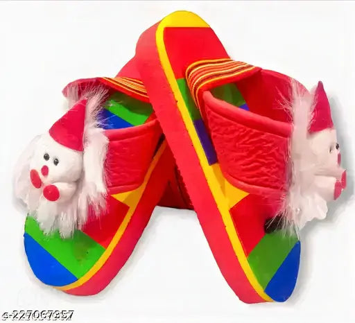 Kids cute teddy flip-flops