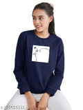 eddlees Stylish & Trendy Sweatshirts for Women Latest Winter | Blue Bear