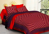 Rajasthani Jaipuri Printed Double Bed Bedsheet Combo Pack 2 Bedsheet with 4 Pillow Cover