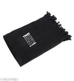 Black Cotton Pattern 50 x 60 Inch Throw