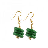 Green Color Designer Tibetan Style Fashion Necklace set - GillKart