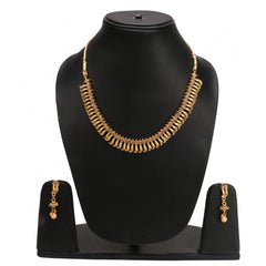 Stylish Gold Plated Necklace Set - GillKart