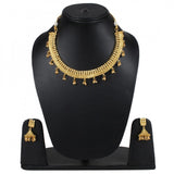 Elegant Bollywood Inspired Traditional Copper Gold Plated Necklace - GillKart