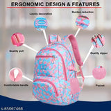 Tinytot 26 Litre,(sky blue) Stylish & Trendy Water Resistant Hi Storage School Collage Travel Backpack Bag for Girls & Women, 18 Inch