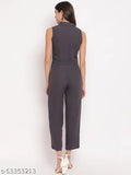 Mayra women's Grey Partywear Jumpsuit