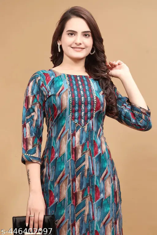 Women Cotton Blend Kurti