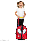 Indian Riders SPIDER M School Kids Trolley Bag Waterproof Trolley ( 30 L ) Waterproof Trolley (Multicolor, Red, 30 L)