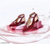 Bow Cherry Pointed Toe Heels for Girls - Stylish & Comfortable Maroon Heels ,Birthday Heel, Cherry Heel, Black belly, Bow heel, Belly, Durga Puja Heels, Navratri Heel,Diwali shopping, Diwali heels, maroon heels,uk3,uk9,uk8,euro42,euro36