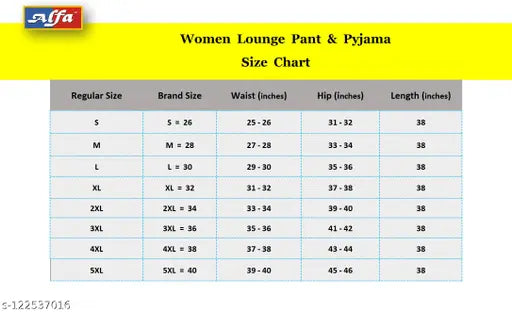 Alfa Women Soft Cotton Plain Slim Fit Pajama/Lower/Track Pant Comfort Night Wear Loungewear for Ladies & Girls with Two Front Pockets